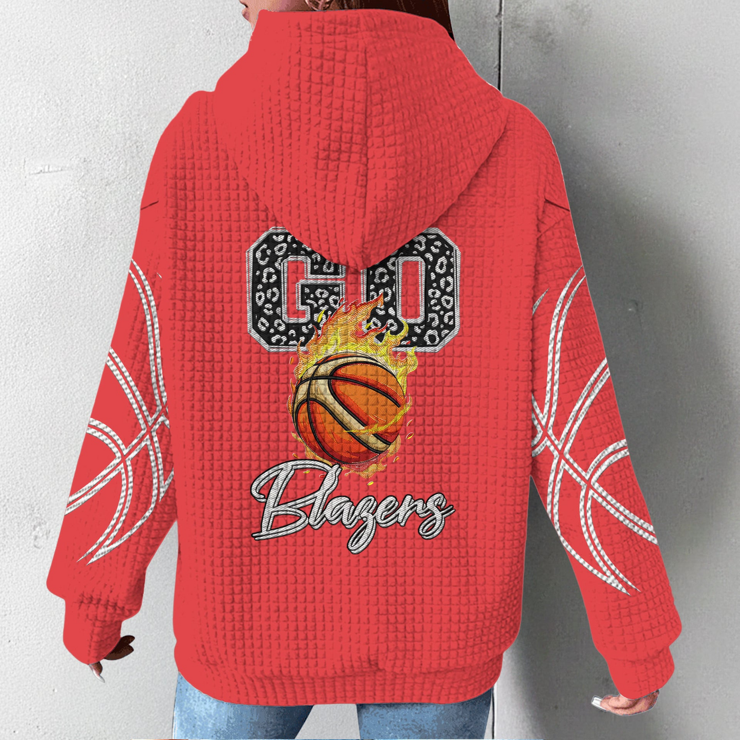 PTB Premium NBA Fan Waffle Hoodie DDT CTND