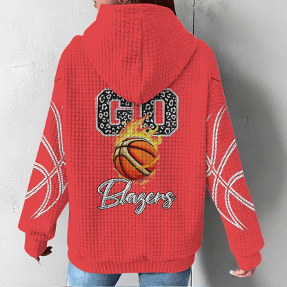 PTB Premium NBA Fan Waffle Hoodie DDT CTND