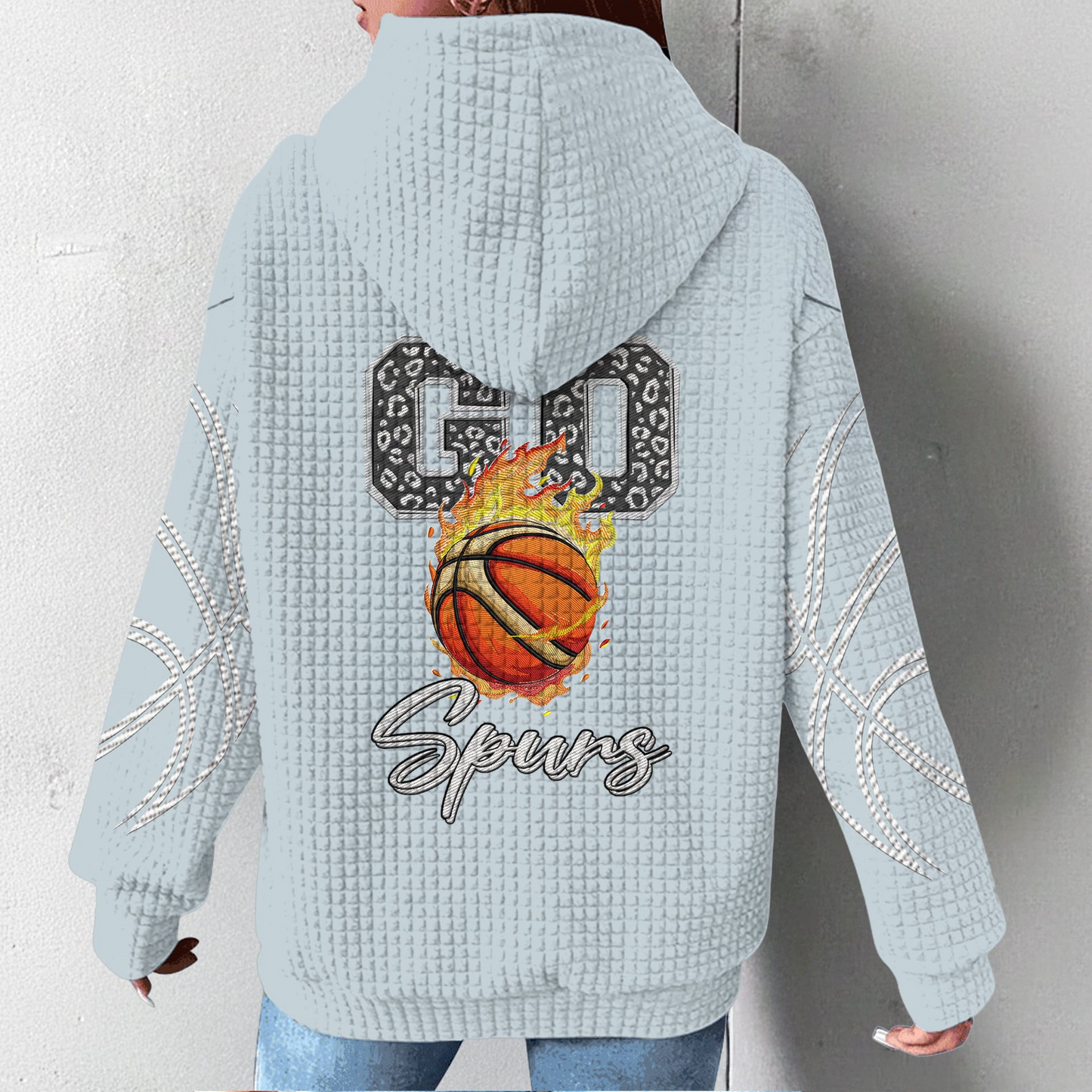 SAS Premium NBA Fan Waffle Hoodie DDT CTND