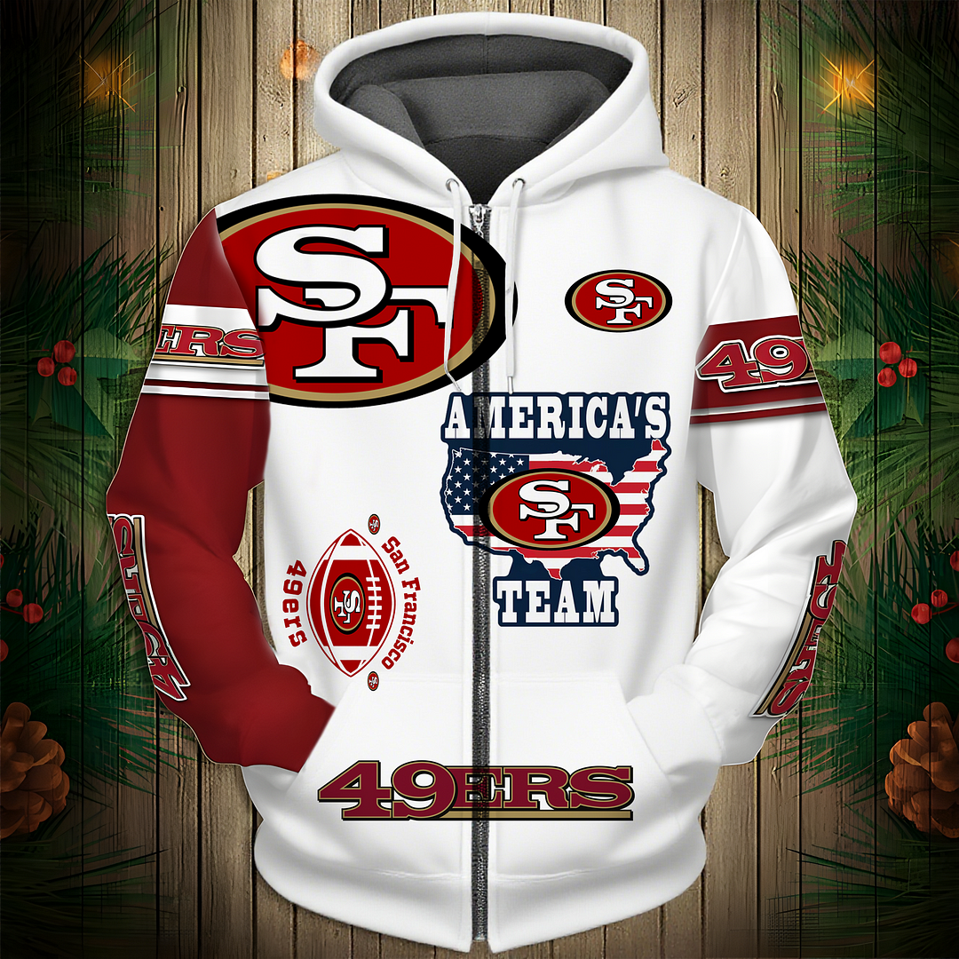 SF49 Premium NFL V3 3D Graphic Hoodie DDT NTL