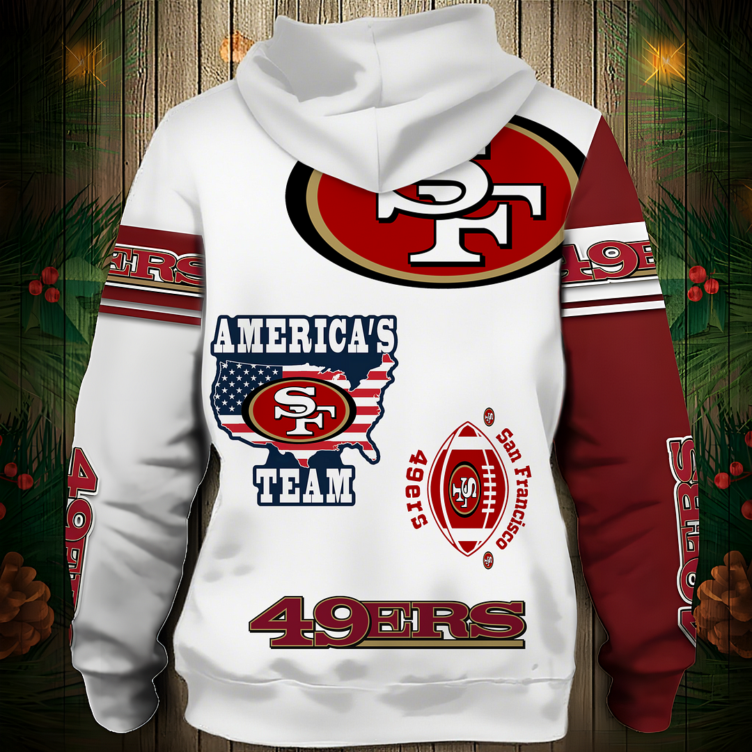 SF49 Premium NFL V3 3D Graphic Hoodie DDT NTL