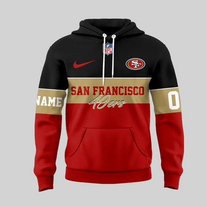 SF49 Premium NFL Customizable Teddy Bear Hoodie DDT HLPHUONG