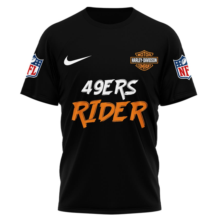 SF49 Premium NFL Ghost Rider Motorcycle 3D Shirt DDT CTND