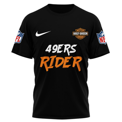 SF49 Premium NFL Ghost Rider Motorcycle 3D Shirt DDT CTND