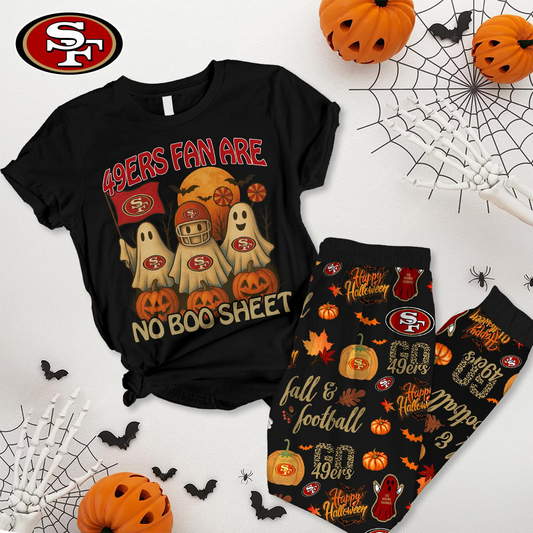 SF49 Premium NFL Halloween Pajamas Set DDT NTL