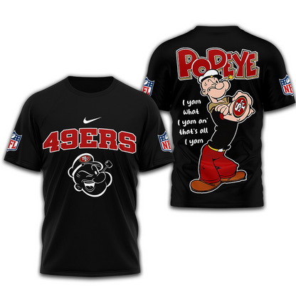 SF49 Premium NFL I Yam What I Yam Shirt DDT CTND
