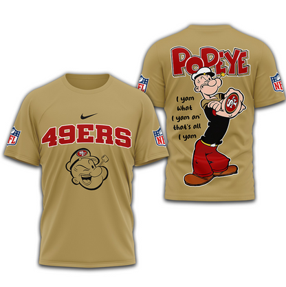 SF49 Premium NFL I Yam What I Yam Shirt DDT CTND