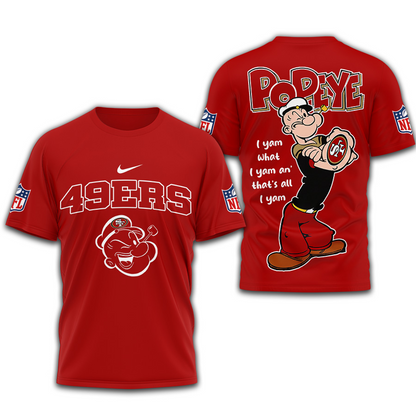 SF49 Premium NFL I Yam What I Yam Shirt DDT CTND
