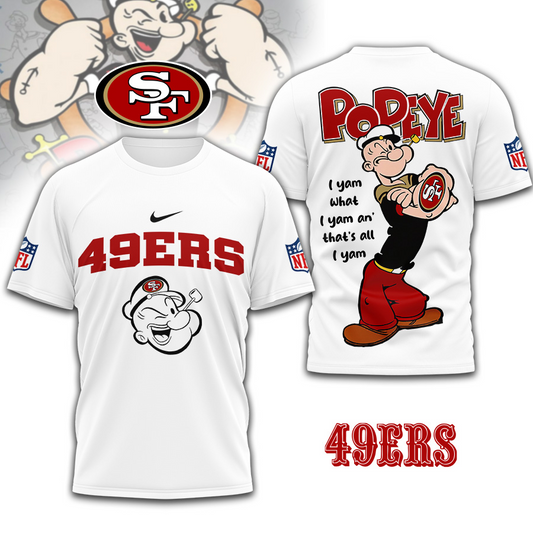 SF49 Premium NFL I Yam What I Yam Shirt DDT CTND