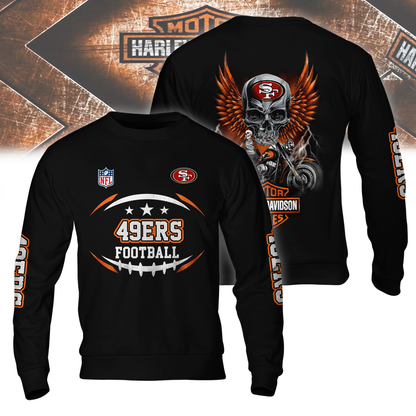 SF49 Premium NFL Motorcycle 3D Shirt DDT CTND