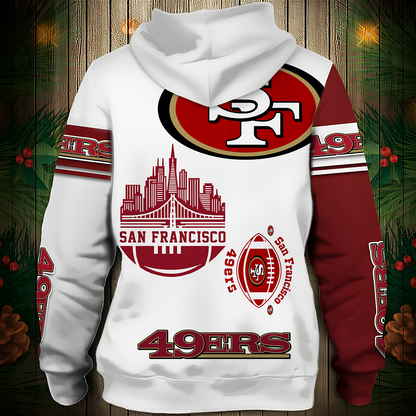 SF49 Premium NFL V3 3D Graphic Hoodie DDT NTL