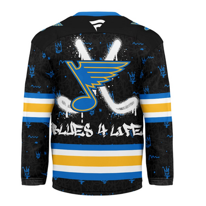 SLB Premium NHL Graffiti My Team 4 Life Hockey Jersey DDT NTL