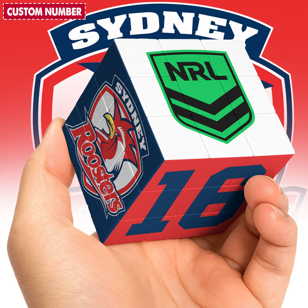 SR x NRL Personalized Rubik Cube Gifts For Fan DDT NTL
