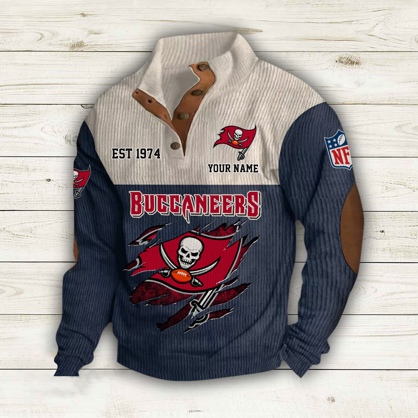 TB x NFL Custom Name Sport Sweatshirt DatND DVT