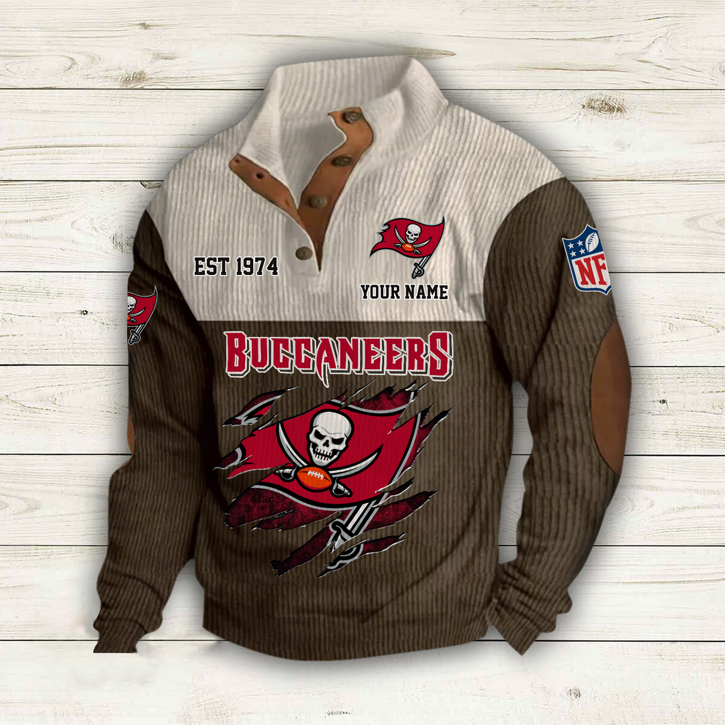 TB x NFL Custom Name Sport Sweatshirt DatND DVT