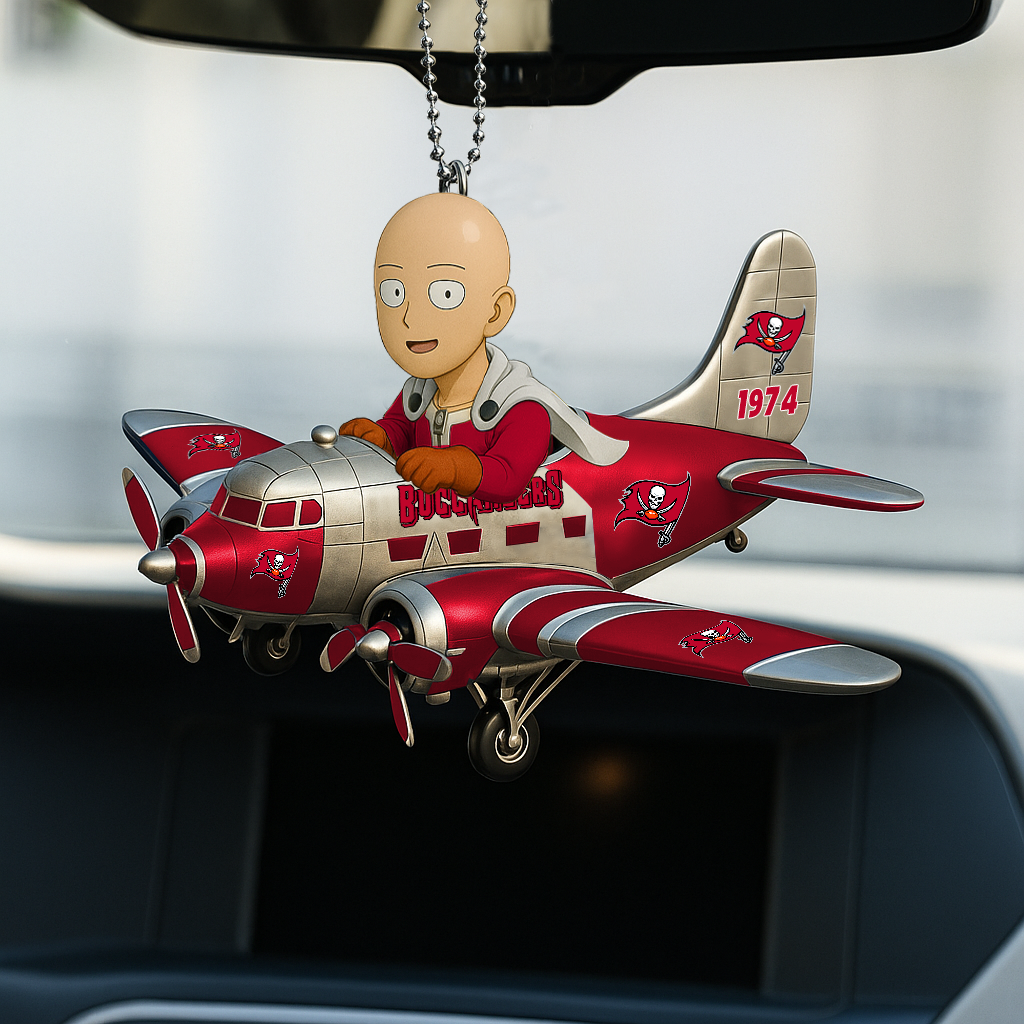 TBB NFL x One-Punch Man Premium Car Hanging Ornament DDT HLP