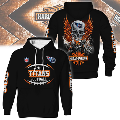 TT Premium NFL Motorcycle 3D Shirt DDT CTND