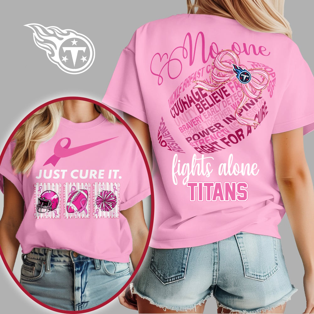 TT x Premium NFL Breast Cancer Awareness T-Shirt DDT HLP
