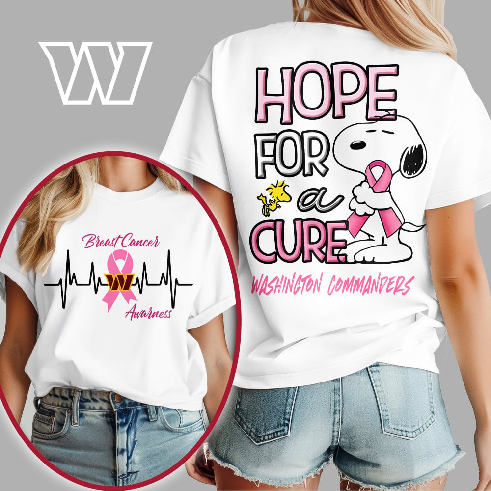 WC Premium Breast Cancer Awareness Snoopy Hope For A Cure Shirt DDT NTL