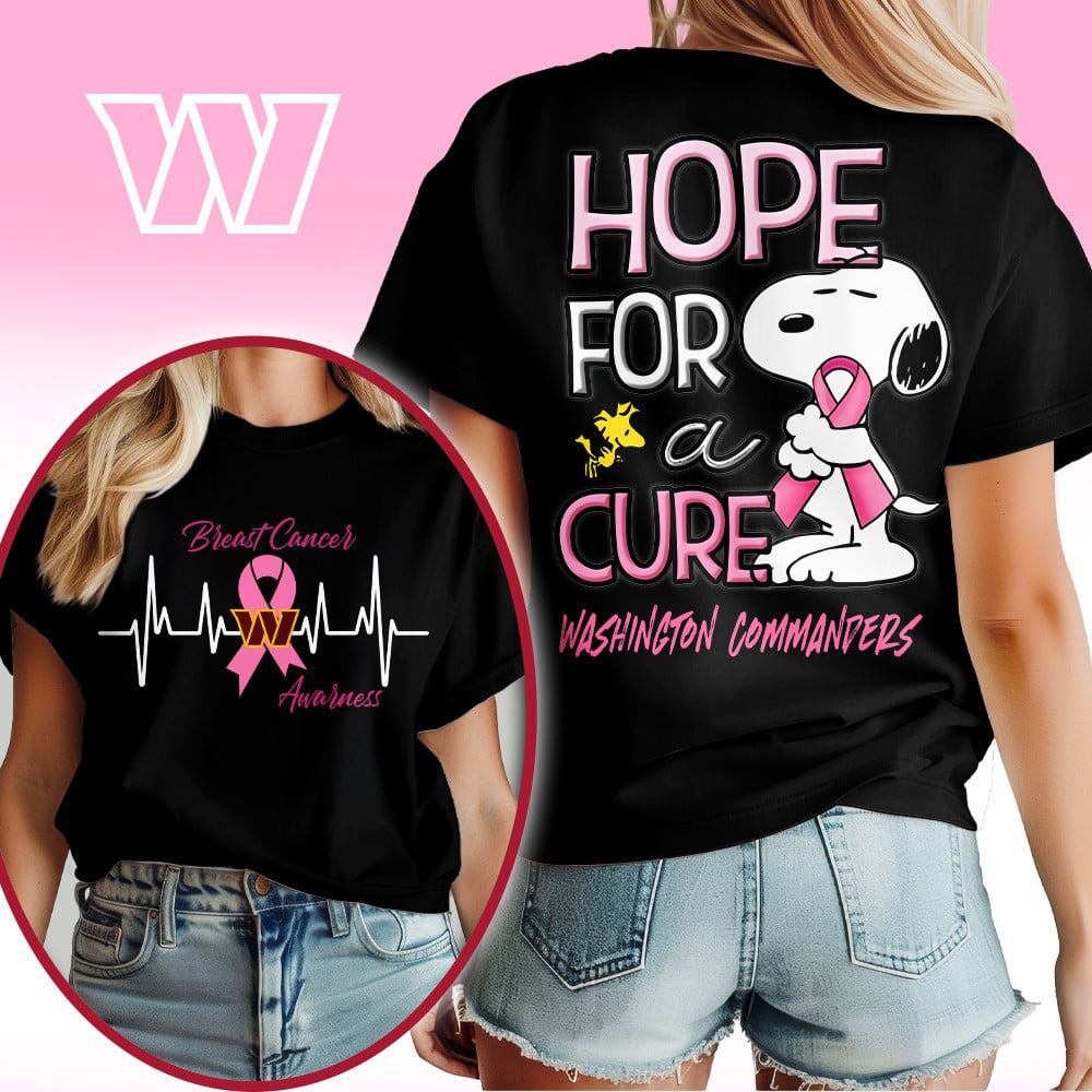 WC Premium Breast Cancer Awareness Snoopy Hope For A Cure Shirt DDT NTL