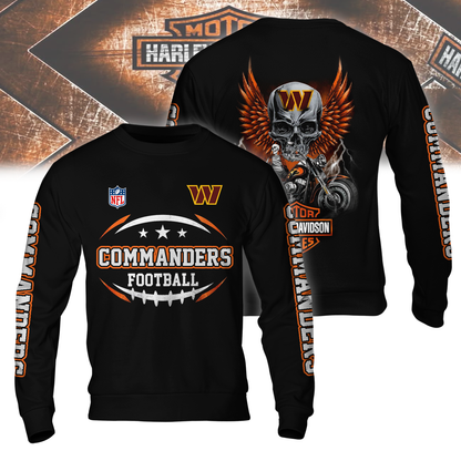 WC Premium NFL Motorcycle 3D Shirt DDT CTND