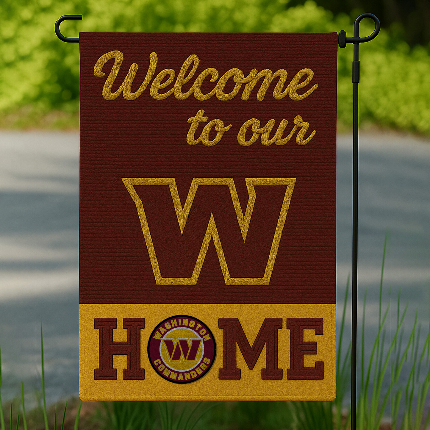 WC Premium NFL Welcome Home Flag DDT NTL