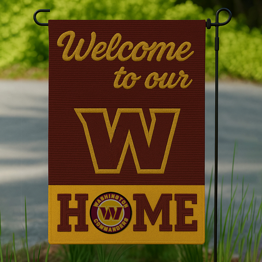 WC Premium NFL Welcome Home Flag DDT NTL