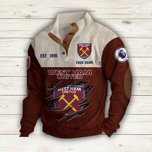 WES  x EPL Double Breasted Stand Collar Hoodies DATND TANTD