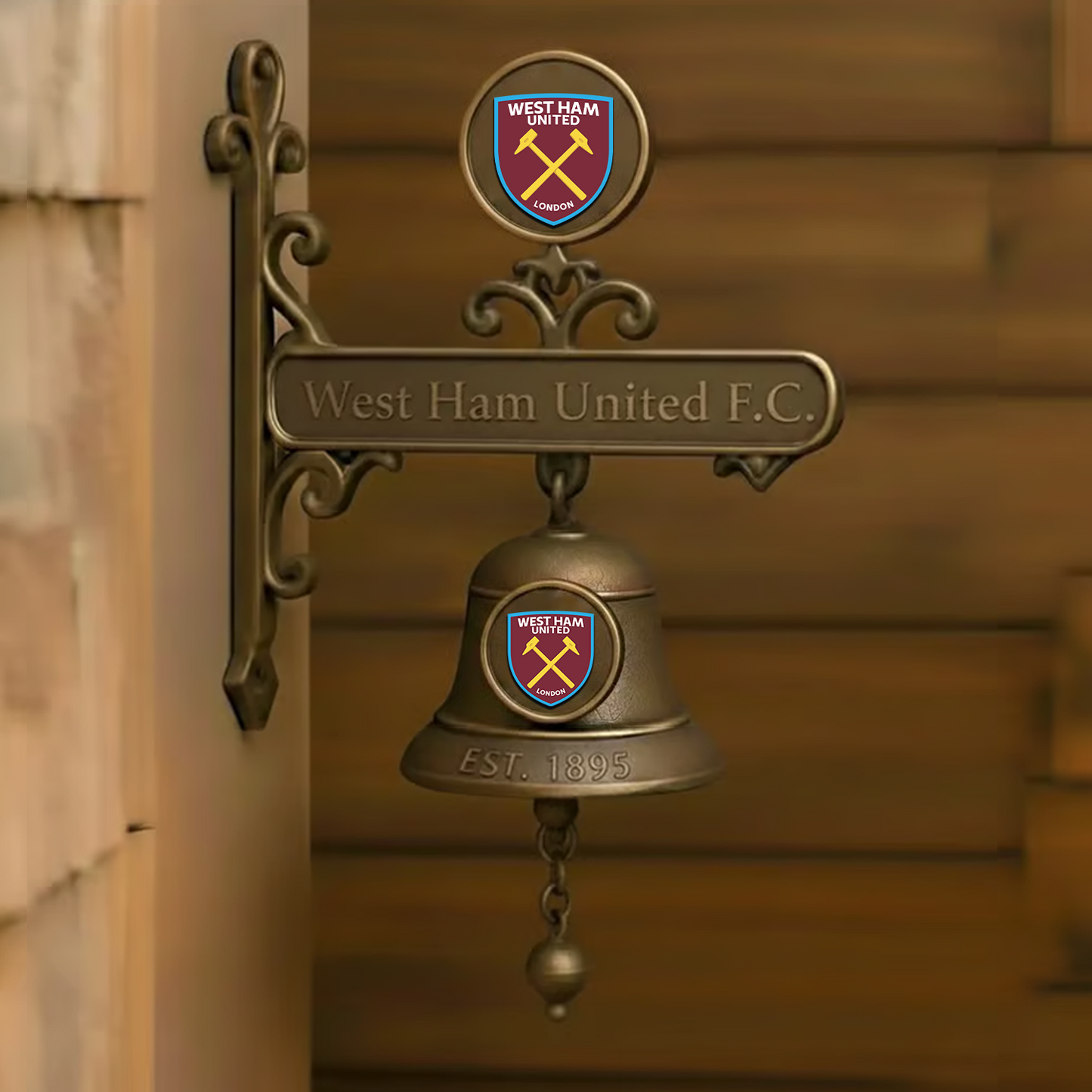 WES x EPL Vintage Football Club Brass Bell DATND TANTD
